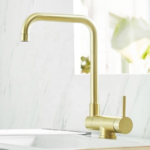 Économique — robinet <span class=keywords><strong>mitigeur</strong></span> de <span class=keywords><strong>cuisine</strong></span> pliable monté sur le pont, en acier inoxydable de 304 SUS, XR1643 - Product Image 1