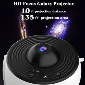 Projecteur de Galaxie et d'Étoiles 12-en-1, Lampe Projecteur de Nébuleuses Rotatives, Veilleuse Nocturne Étoilée à Minuterie pour la Décoration de Chambre d'Enfant - Product Image 2