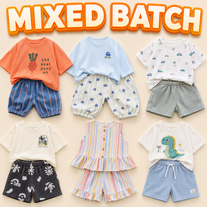 Lots de vêtements pour enfants en gros Profit King : Ensembles d'été pour tout-petits garçons et filles, tenues pour enfants, shorts et t-shirts en vrac - Product Image 2