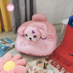 Silla de Comedor Inflable Ajustable de PVC para Bebés y Niños, Silla de Aprendizaje y Crecimiento para Cocina, Exteriores y Baño - Product Image 3