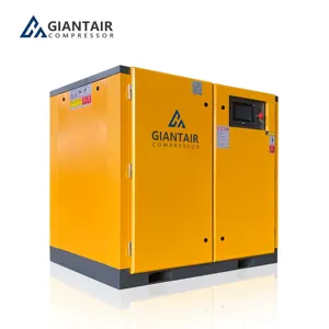 GiantAir 55Kw/75Hp Quality Hanbell 25PSI/145PSI Power Air Tool Air-Compressor Screw Air Compressor