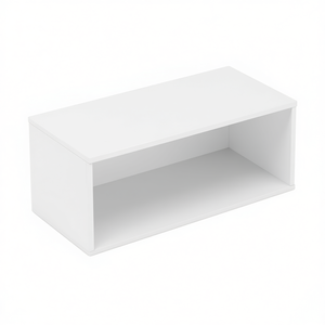 Mueble de Cocina Modular con Compartimento Abierto 110x55x40 Blanco Brillante, Unidad de Almacenamiento - Product Image 2