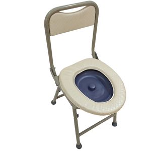 Fournitures de thérapie de rééducation Portable Pliant Commode Bassin Chaise Toilette Chaise Pot Chaise pour Adultes - Product Image 3