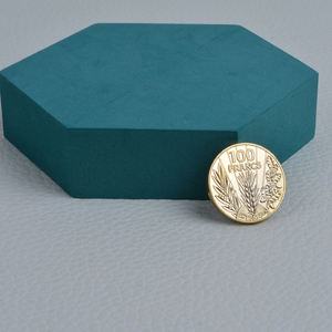 Pièce <span class=keywords><strong>de</strong></span> <span class=keywords><strong>monnaie</strong></span> en métal plaqué or <span class=keywords><strong>de</strong></span> petite taille, Design 3D personnalisé 1936 <span class=keywords><strong>100</strong></span> - Product Image 5