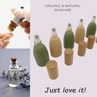 Flacon roll-on en verre de 12 ml, luxe, écologique, pour huiles essentielles, sérums, gouttes pour les yeux, parfums, couleurs rose et vert personnalisables – Meilleures ventes