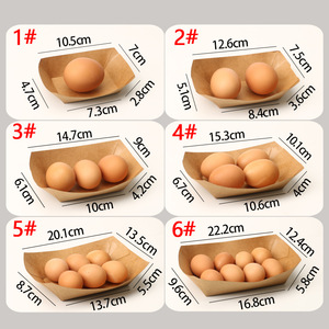 Vassoio in Carta Kraft Biodegradabile per Alimenti, Personalizzabile, per Snack, Hot Dog, Patatine Fritte, Asporto, Picnic, Ecologico - Product Image 6