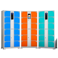 Nouveau système de casier intelligent à reconnaissance faciale pour le stockage de sacs, armoire en libre-service pour les effets personnels des visiteurs des centres commerciaux