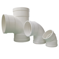 Tuyau de drainage flexible rond en PVC pour WC, anti-fuite, 110 mm et 113 mm
