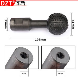 Tête de meulage à billes Dzt, interface 10mm 14mm pour meuleuse d'angle, qualité professionnelle pour le travail du bois - Product Image 5