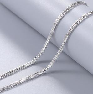 سلسلة فضة إسترليني 925 كلاسيكية بسماكة 0.7 مم - 3.0 مم، سلسلة شوبان للرجال على طراز الهيب هوب، خالية من الرصاص والنيكل، مضادة للحساسية - Product Image 6