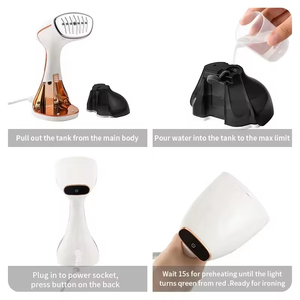 PANCERKA 2025 Défroisseur Vapeur Portable pour Vêtements 1800W <span class=keywords><strong>Fer</strong></span> à Repasser Électrique à Vapeur avec Brosse Nouvelle Arrivée Écran LCD Défroisseur <span class=keywords><strong>Vertical</strong></span> 3 Vitesses - Product Image 4