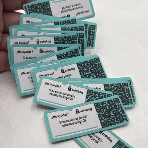 ป้ายเสื้อผ้าแบบกำหนดเอง ป้ายยาง NFC ป้าย PVC แบบรีดติด ป้าย PVC แบบเย็บติด - Product Image 2