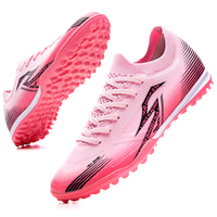 Vente en gros OEM Chaussures de football d'entraînement professionnelles à crampons TF en tissu PU antidérapantes pour adultes et adolescents