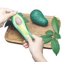 Juguete de aguacate unisex de silicona y goma para apretar, simulación, para niños, nueva tendencia popular