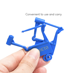 ฉลากป้องกันการงัดแงะใช้กับรองเท้าเสื้อผ้าซีลกุญแจหมายเลข<span class=keywords><strong>การ</strong></span>งัดแงะที่เห็นได้ชัดแท็กกระเป๋าเดินทาง TAS - Product Image 3