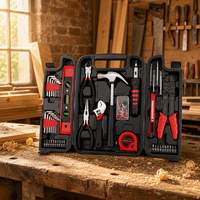 Offre Spéciale : Ensemble d'outils manuels en acier au carbone de 129 pièces avec mallette de transport pour réparations domestiques et automobiles