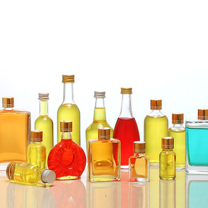 Oshow – Lot <span class=keywords><strong>de</strong></span> mini-bouteilles <span class=keywords><strong>de</strong></span> luxe en verre vides <span class=keywords><strong>de</strong></span> 50 ml pour spiritueux, réutilisables, écologiques, avec bouchons pour Tequila - Product Image 2