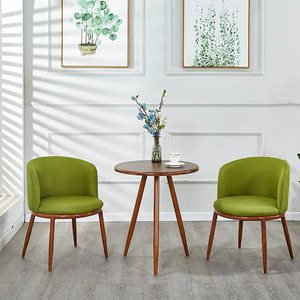 Ensemble de table à manger en bois massif classique JP pas cher, 2 à 4 places, table à manger et chaises pour <span class=keywords><strong>la</strong></span> cafétéria, <span class=keywords><strong>la</strong></span> réception - Product Image 3