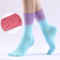 Chaussettes de yoga, de sport, de fitness et de Pilates colorées, tendance et antidérapantes, en gros et sur mesure