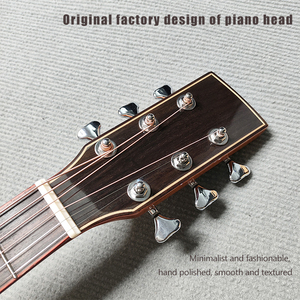 Eastun Acoustic guitar vân sam tất cả các rắn Rosewood Back & side nhà máy Guitar Trung Quốc Guitar OEM - Product Image 3