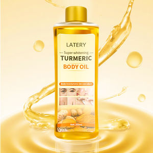 自社ブランド200ml美白オイルフェイス & ボディパパイヤオイルリペアライトニングモイスチャライザーにんじんウコンオイル - Product Image 3