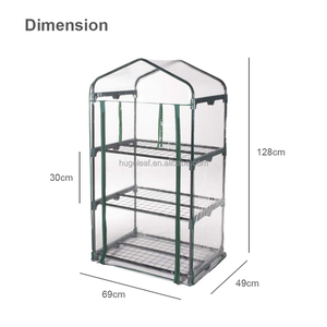 Soporte de 3 Niveles para Plantas con Cubierta de PVC, Invernadero Portátil, Mini Invernadero de Jardín - Product Image 2