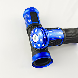 ปลอกแฮนด์มอเตอร์ไซค์ Qiangye ทำจากอลูมิเนียมอัลลอยด์สีสันสดใส พร้อมยางเสริม สำหรับจักรยานไฟฟ้าและมอเตอร์ไซค์ - Product Image 2