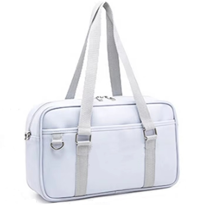 Simple PU Material Portable Multi-Functional School Bag