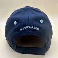 Gorra de béisbol unisex de 6 paneles con estampado 3D en relieve personalizado OEM 2026, patrón integral, algodón twill de lavado oscuro, ajustable, deportiva, al por mayor