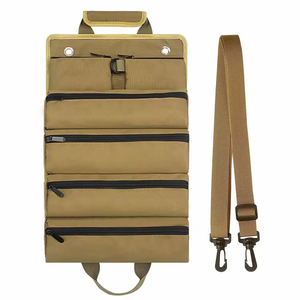 Custom Heavy Duty <b>Roll</b>-Up <b>Tool</b> Bag Organizer Portable Oxford Canvas Zipper Multifunction Protective Storage Pouches <b>Tools</b> Travel - Product Image 4