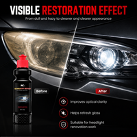 Composé de Restauration de Phares 138g Crème de Polissage pour Lentilles en Plastique de Voiture pour Phares Jaunis, Opaques et Oxydés