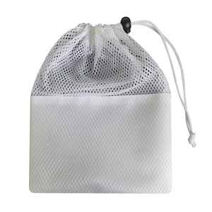 Custom Logo Size Polyester Splicing Sports Drawstring Pouch <b>Net</b> <b>Bag</b> Shoe Swimming Mesh <b>Bags</b> with Drawstring - Product Image 5