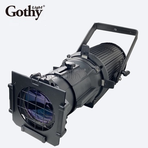 Projecteur LED Mini Profil RGBW 200W-400W IP20 avec 5-50 Lentilles Interchangeables CRI 95+ Silencieux Contrôle DMX512 en Alliage d'Aluminium - Product Image 1