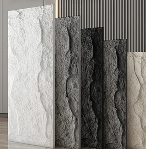 Panneau mural en mousse PU imperméable, imitation pierre <span class=keywords><strong>de</strong></span> culture souple, pour décoration 3D extérieure et intérieure, 1200*600*120 - Product Image 1