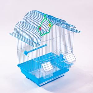 Jaulas Grandes para Pájaros al por Mayor, Jaula de Lujo Tipo Villa, Jaula Grande de Acero Inoxidable Negro, Jaula de Hierro para Mascotas y Loros, Precio Bajo - Product Image 2