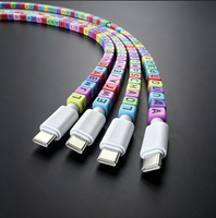 Nuevo Cable de Datos con Cuentas Decorativas, Cable de Carga Rápida para iPhone 17, Cable de Datos Tipo C