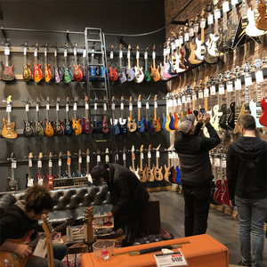 HUASHENG – guitare <span class=keywords><strong>basse</strong></span> électrique haute brillance 46 pouces, 4 <span class=keywords><strong>cordes</strong></span> OEM ODM, avec amplificateur 5W - Product Image 5