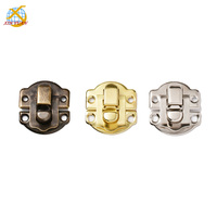 Petite boîte à bijoux en bois en métal loquet de verrouillage solide taille 25mm finition plaquée acier allié d'aluminium OEM ODM fournitures pour cadeaux