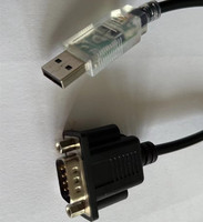 Adaptador USB a RS232 con Chipset FTDI, Cable Serial USB 2.0 a DB9 Macho para Windows 10, 8, 7, Vista