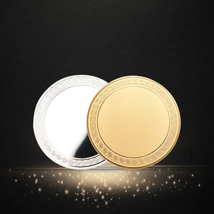 Artesanías de Metal Personalizables Monedas Conmemorativas de Plata en Blanco Moneda de Desafío Personalizada con Logo UV Grabado con Láser - Product Image 3