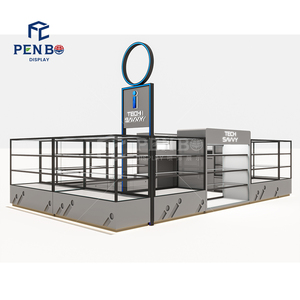 3D tầng kế hoạch tùy chỉnh điện thoại kiosk trung tâm mua sắm kiosk trường hợp điện thoại thông minh đứng kiosk - Product Image 6