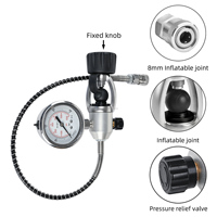 Station De Remplissage Paintball PCP Haute Pression 4500PSI - Soupape + Régulateur + Tuyau - Neuf