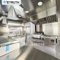 Remorque alimentaire Wetruth avec cuisine complète pour la vente de glaces, de collations et de traiteur, certifiée CE/DOT/VIN, camion alimentaire mobile