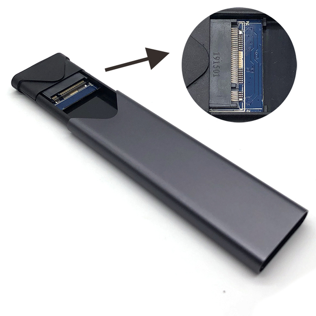 USB3.1 Type C Portable External SSD Case for M.2 SSD Enclosure