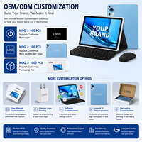 Tablette professionnelle 10,1 pouces Android 14 Octa-Core 12 Go de RAM 512 Go de ROM avec clavier pour réunions de bureau, prise de notes et présentations