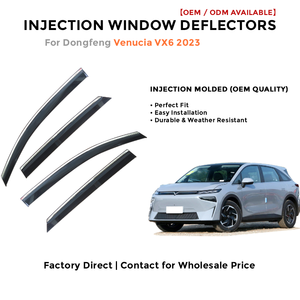 Deflectores de Ventana Laterales para Toyota Cruiser 2019-2020 Protector de Lluvia Accesorios de Coche - Product Image 2