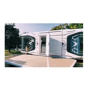 New Product 1983 Space Exploration Z Supply Capsule Wardrobe Bedroom Hotel Villa 2 Person Cabin With Hot Tub Tiny House