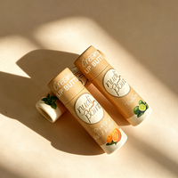 Rouge à Lèvres Biodégradable 10ml Push up Recharge Ronde Carton Déodorant Tube