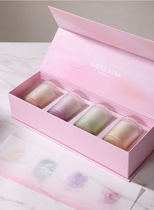 LANJO Juego de 4 Mini Velas Aromáticas de Cera de Soya, Regalo de Lujo Ecológico, Aromaterapia, Decoración para el Hogar, Caja de Regalo, 4x100g, Vidrio Esmerilado - Product Image 2