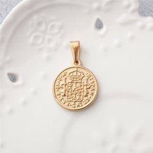 Colgante de Barra Chapado en Oro, Colgante Personalizado de Dólar Estadounidense en Acero Inoxidable - Product Image 6